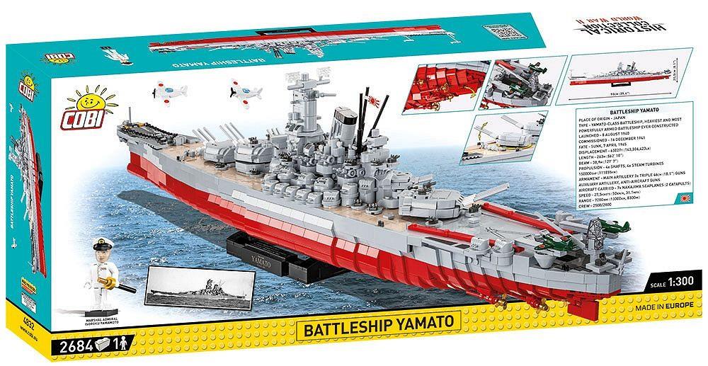 COBI HISTORICAL COLLECTION BATTLESHIP YAMATO - EXECUTIVE EDITION 4832