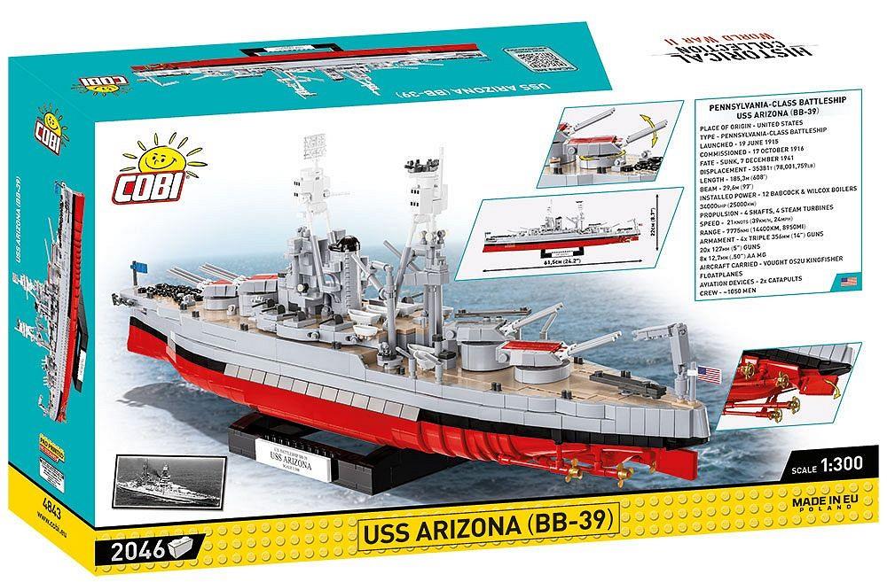 COBI HISTORICAL COLLECTION USS ARIZONA (BB-39) 4843