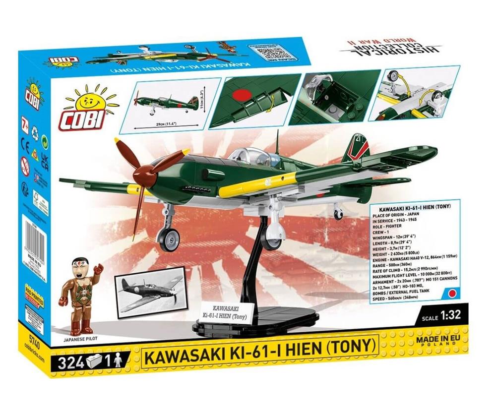 COBI HISTORICAL COLLECTION WWII KAWASAKI KI-61-I HIEN 'TONY' 5740