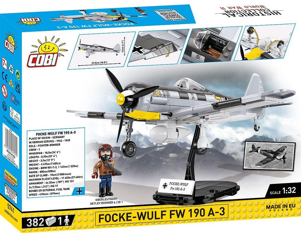 COBI HISTORICAL COLLECTION WWII FOCKE-WULF FW 190-A3 5741