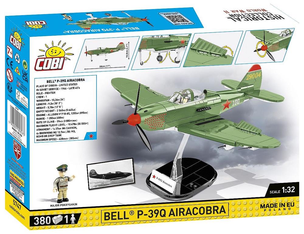 COBI HISTORICAL WWII BELL P-39Q AIRACOBRA 5747