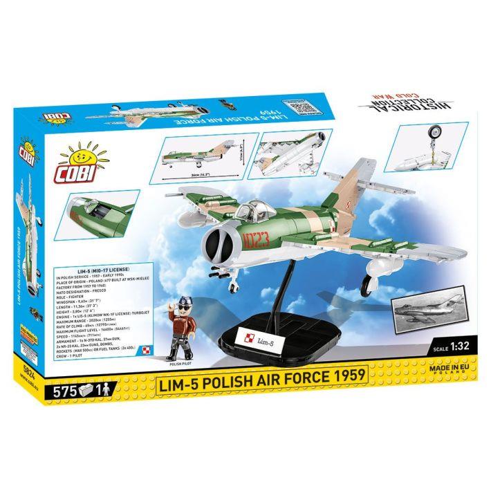 COBI HISTORICAL COLLECTION LIM-5 POLISH AIR FORCE 1959 5824