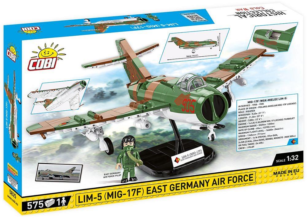 COBI HISTORICAL COLLECTION LIM-5 (MIG-17F) EAST GERMANY AIR FORCE 5825