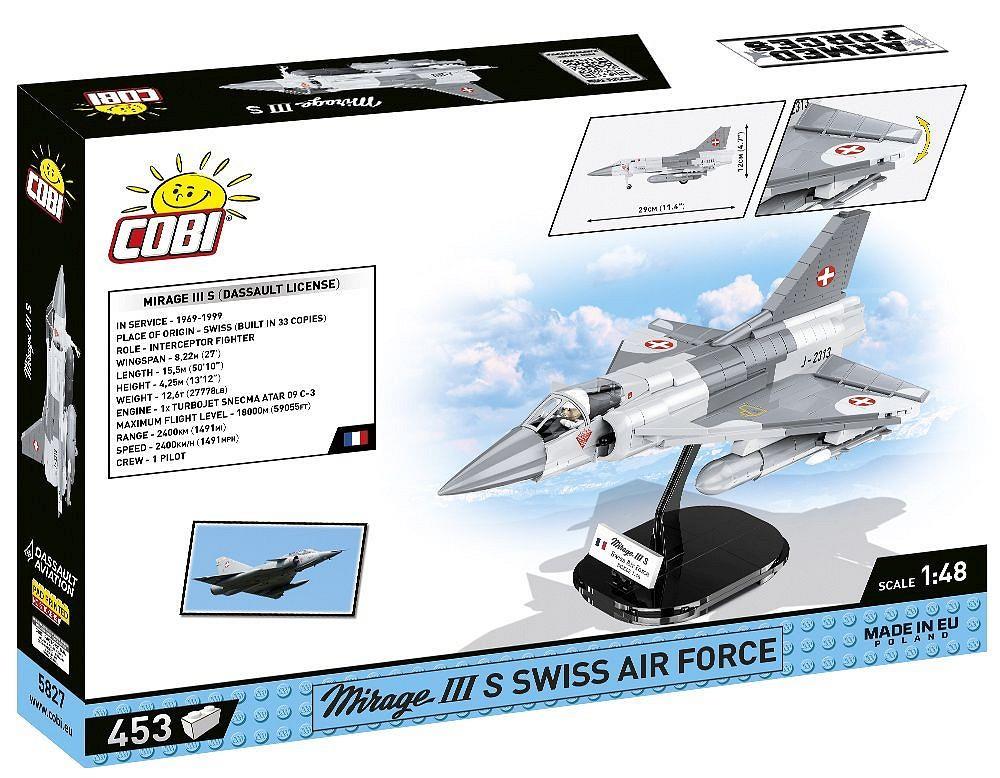 COBI ARMED FORCES MIRAGE IIIS SWISS AIR FORCE 5827