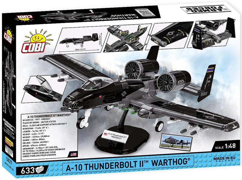 COBI ARMED FORCES A-10 THUNDERBOLT II WARTHOG 5837