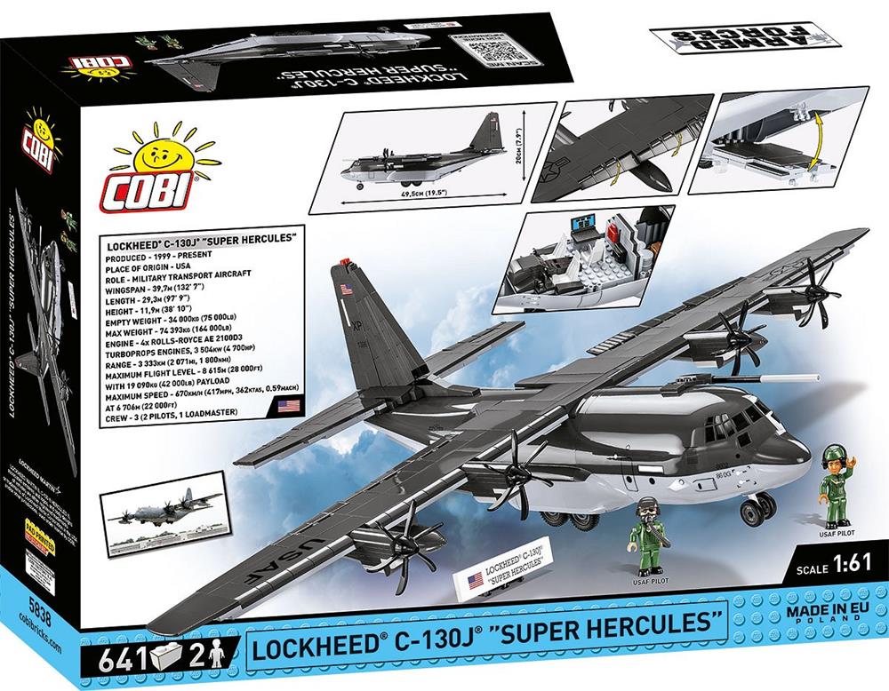 COBI ARMED FORCES LOCKHEED C-130J SUPER HERCULES 5838