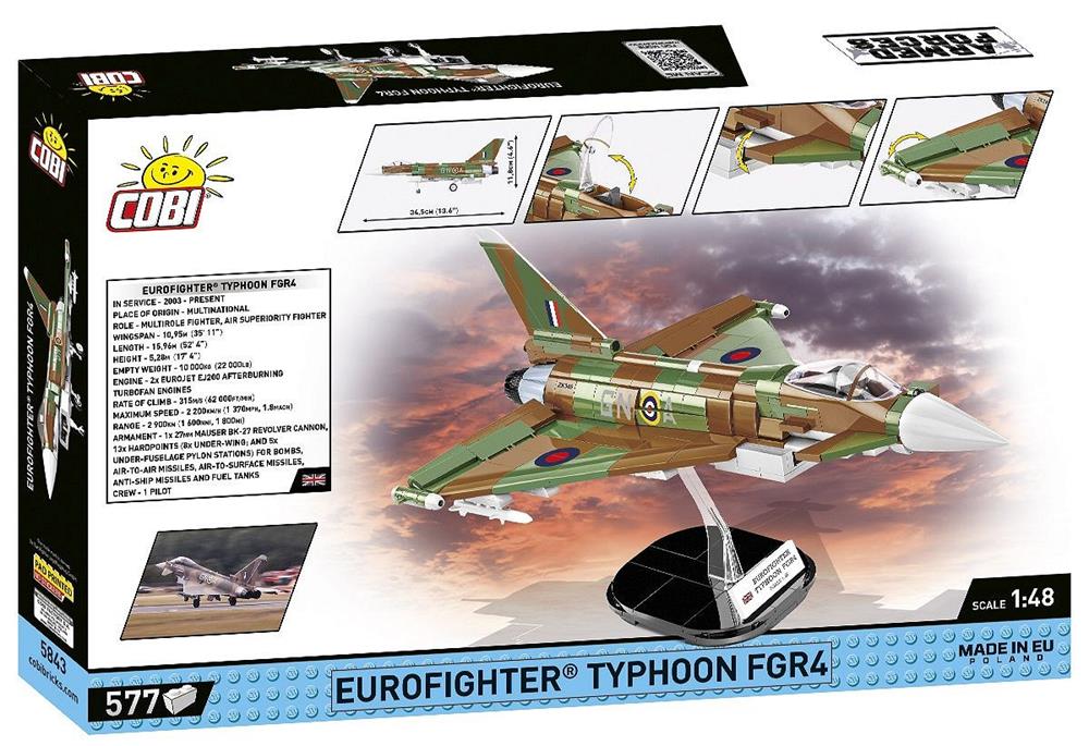 COBI ARMED FORCES EUROFIGHTER TYPHOON FGR4 ''GINA'' 5843