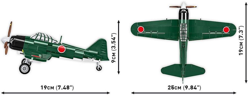 COBI HISTORICAL COLLECTION WWII MITSUBISHI A6M2 ''ZERO'' 5861