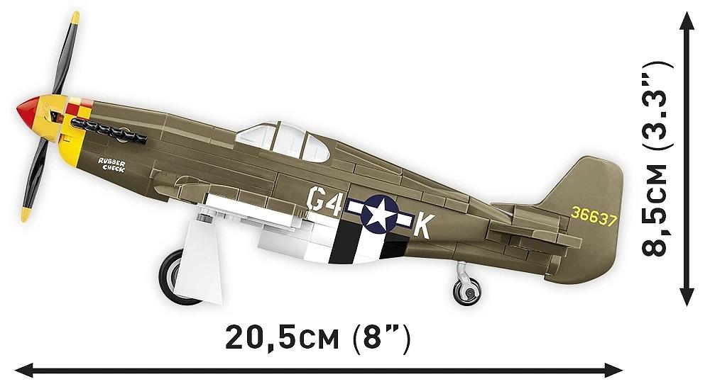 COBI HISTORICAL COLLECTION WWII MUSTANG P-51B 5869 COBI HISTORICAL COLLECTION WWII MUSTANG P-51B 5869