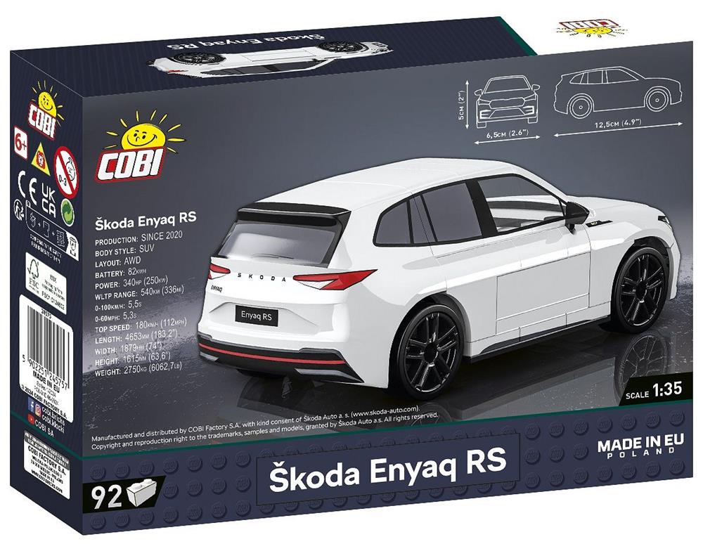 COBI CARS ŠKODA ENYAQ RS 24575