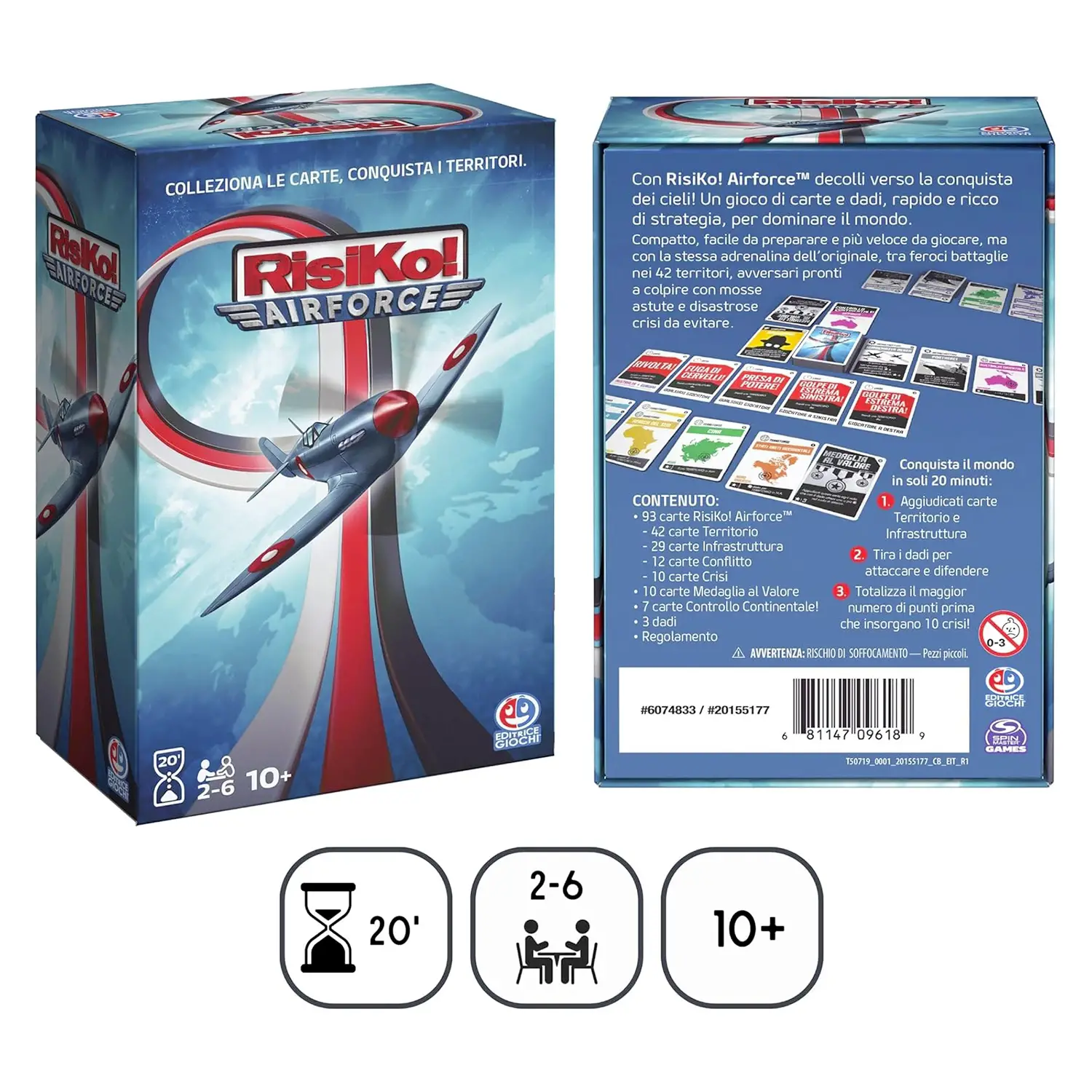 EDITRICE GIOCHI RISIKO! AIRFORCE 6074833