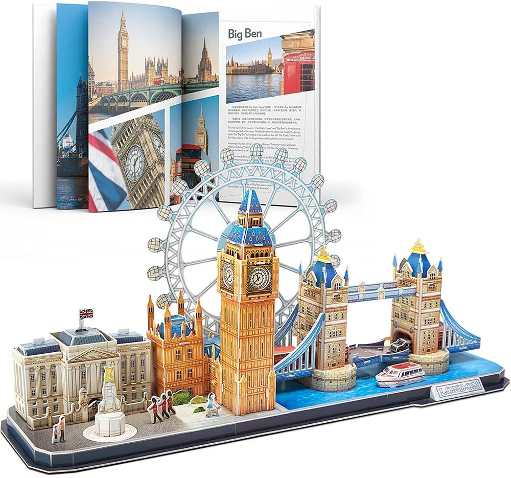 CUBICFUN PUZZLE 3D CITTÀ DEL MONDO - LONDRA 107PZ