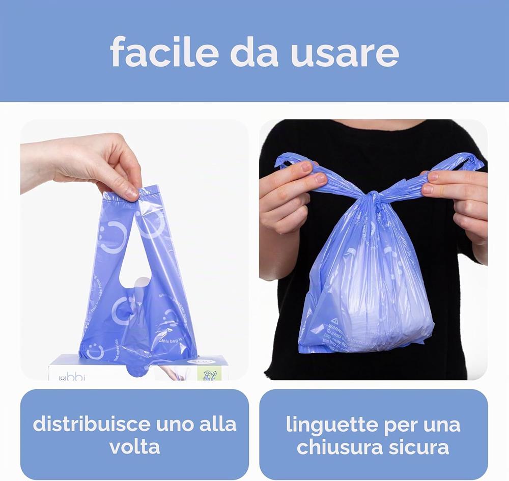 SACCHETTI ALLA LAVANDA PER PANNOLINI 200 PZ