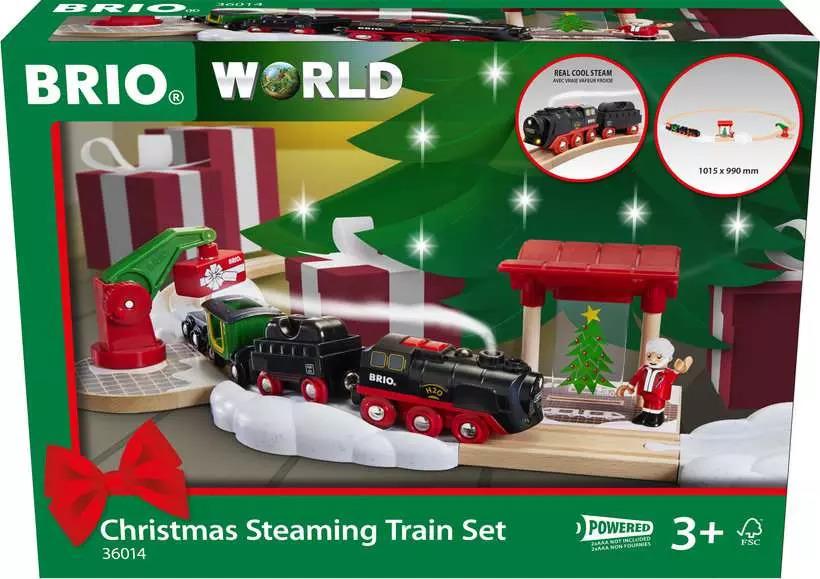 BRIO SET TRENO A VAPORE DI NATALE 01400
