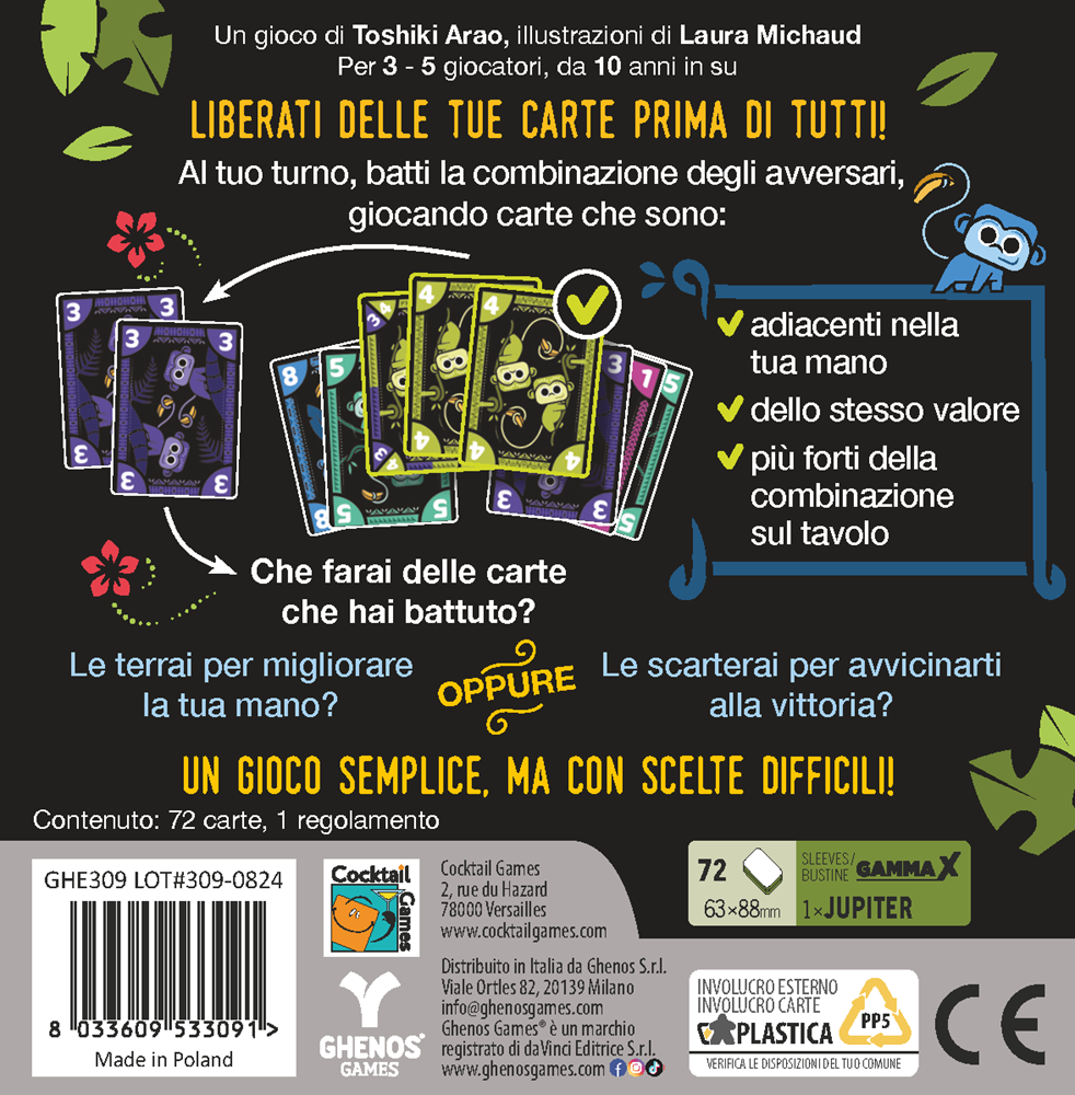 DAVINCI GIOCHI JUNGO DVG309