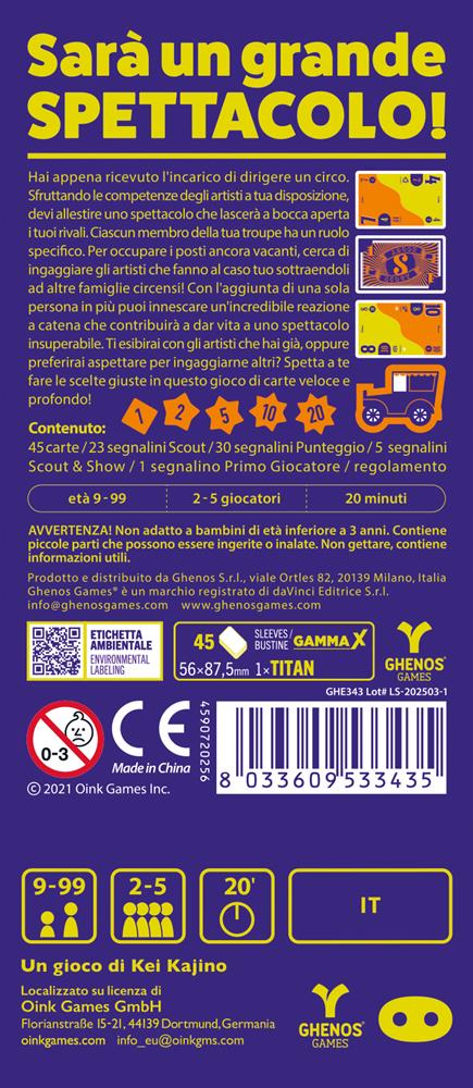 GHENOS GAMES SCOUT GHE343 GHENOS GAMES SCOUT GHE343