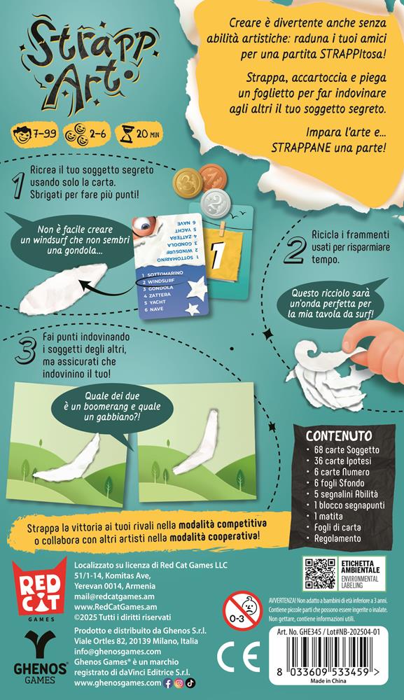GHENOS GAMES STRAPP ART GHE345 GHENOS GAMES STRAPP ART GHE345