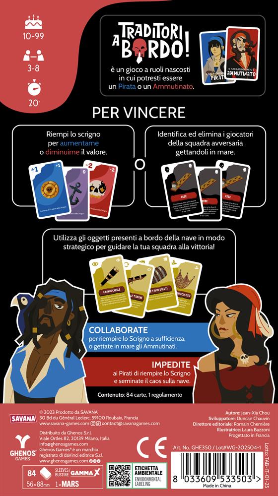 GHENOS GAMES TRADITORI A BORDO! GHE350