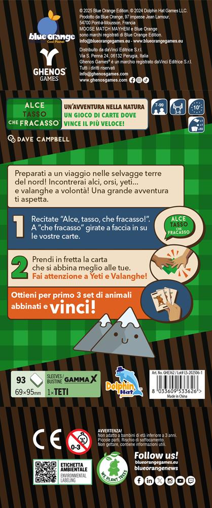 GHENOS GAMES ALCE TASSO CHE FRACASSO GHE362
