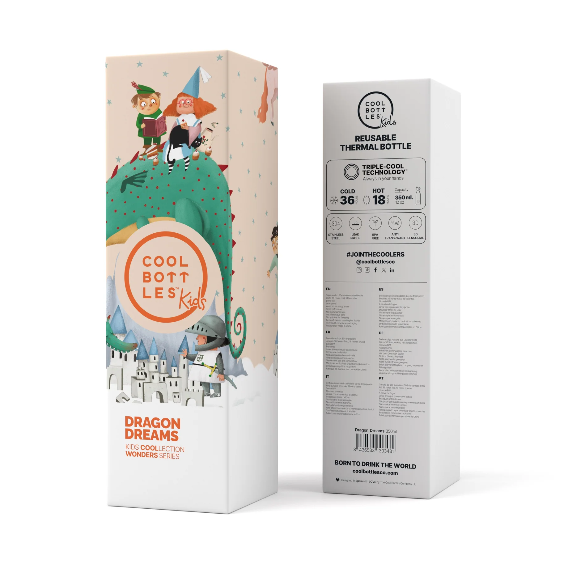 BOTTIGLIA TERMICA DRAGON DREAMS 350ML 00576 BOTTIGLIA TERMICA DRAGON DREAMS 350ML 00576