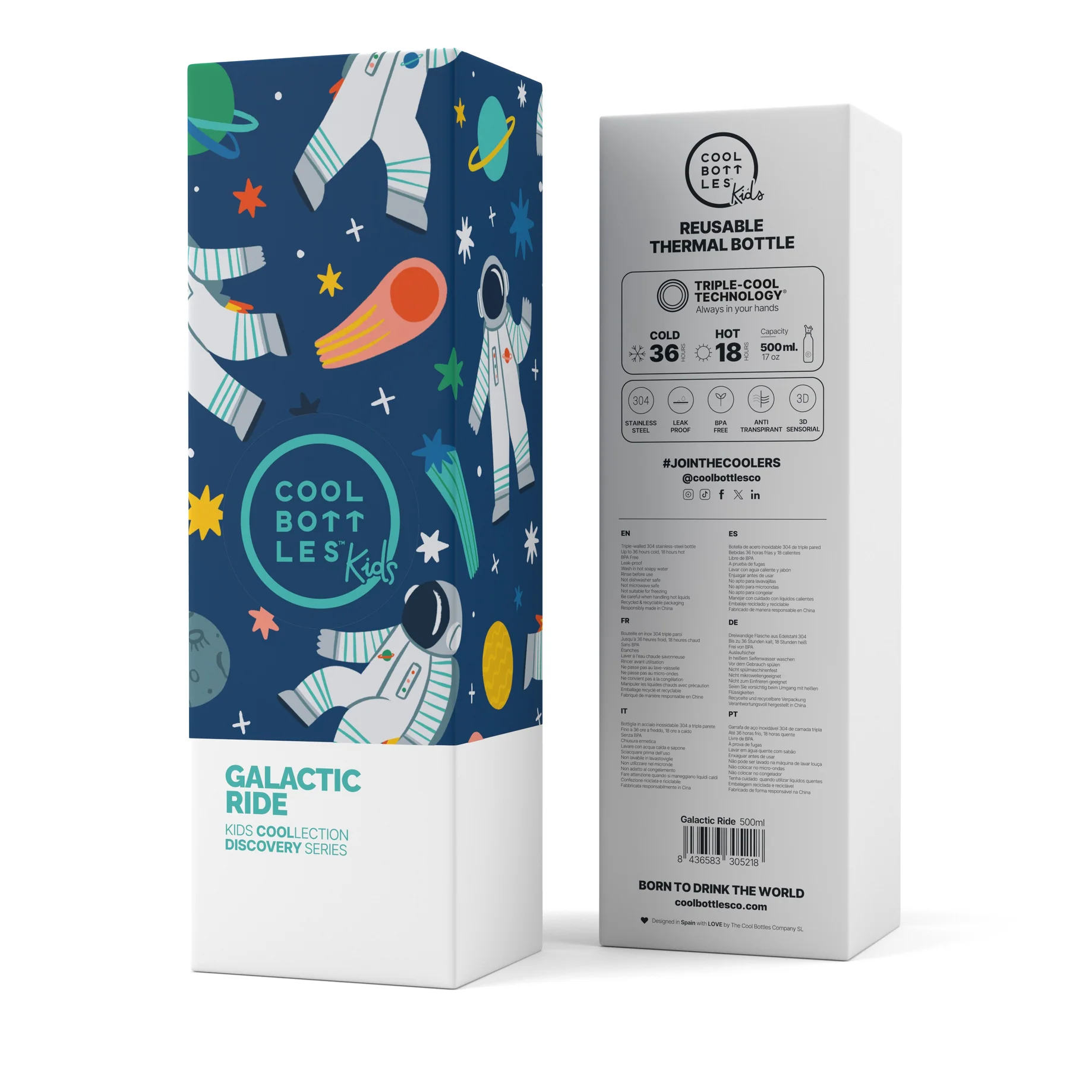 BOTTIGLIA TERMICA GALACTIC RIDE 500ML 01889