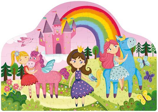 SASSI EDITORE SHAPED PUZZLE FANTASY - PRINCIPESSE E UNICORNI (AA.VV.)