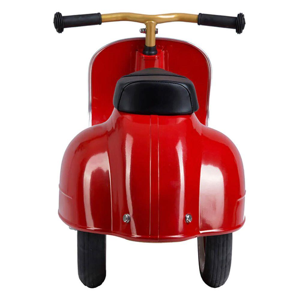 AMBOSSTOYS PRIMO CLASSIC VESPA ROSSA CON PORTAPACCHI ANTERIORE