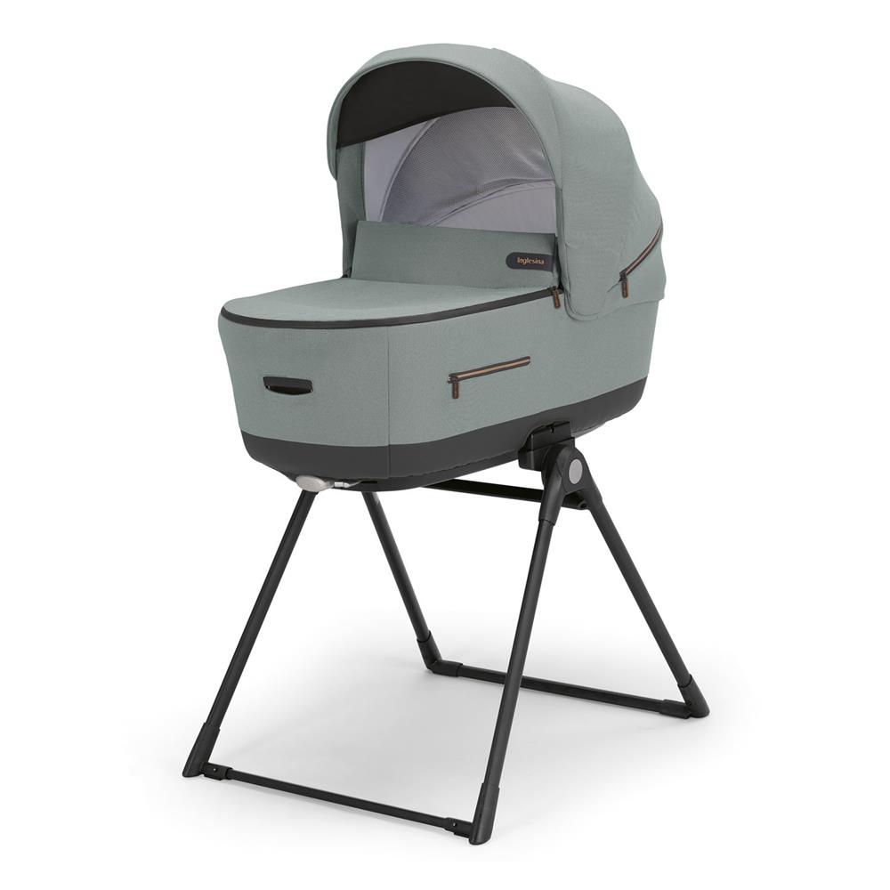 INGLESINA TRIO SYSTEM QUATTRO APTICA XT IGLOO GREY CON TELAIO NERO E SEGG. DARWIN INFANT RECLINE KA72R0IGG