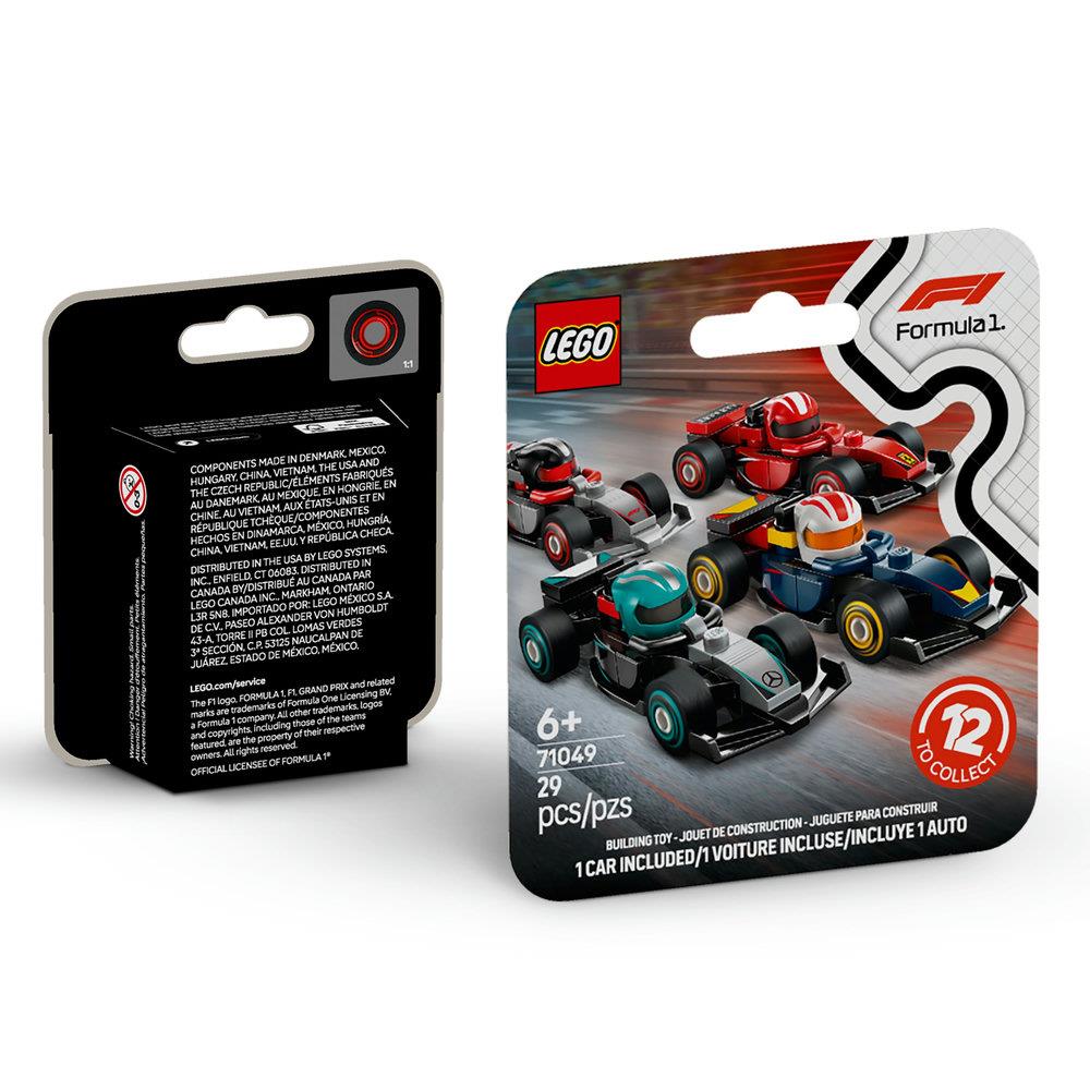 COLLEZIONE COMPLETA LEGO MONOPOSTO DI F1® - 12 PZ 71049