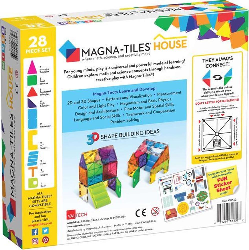 MAGNA-TILES MIXED COLORS - 28 ELEMENTI 18332