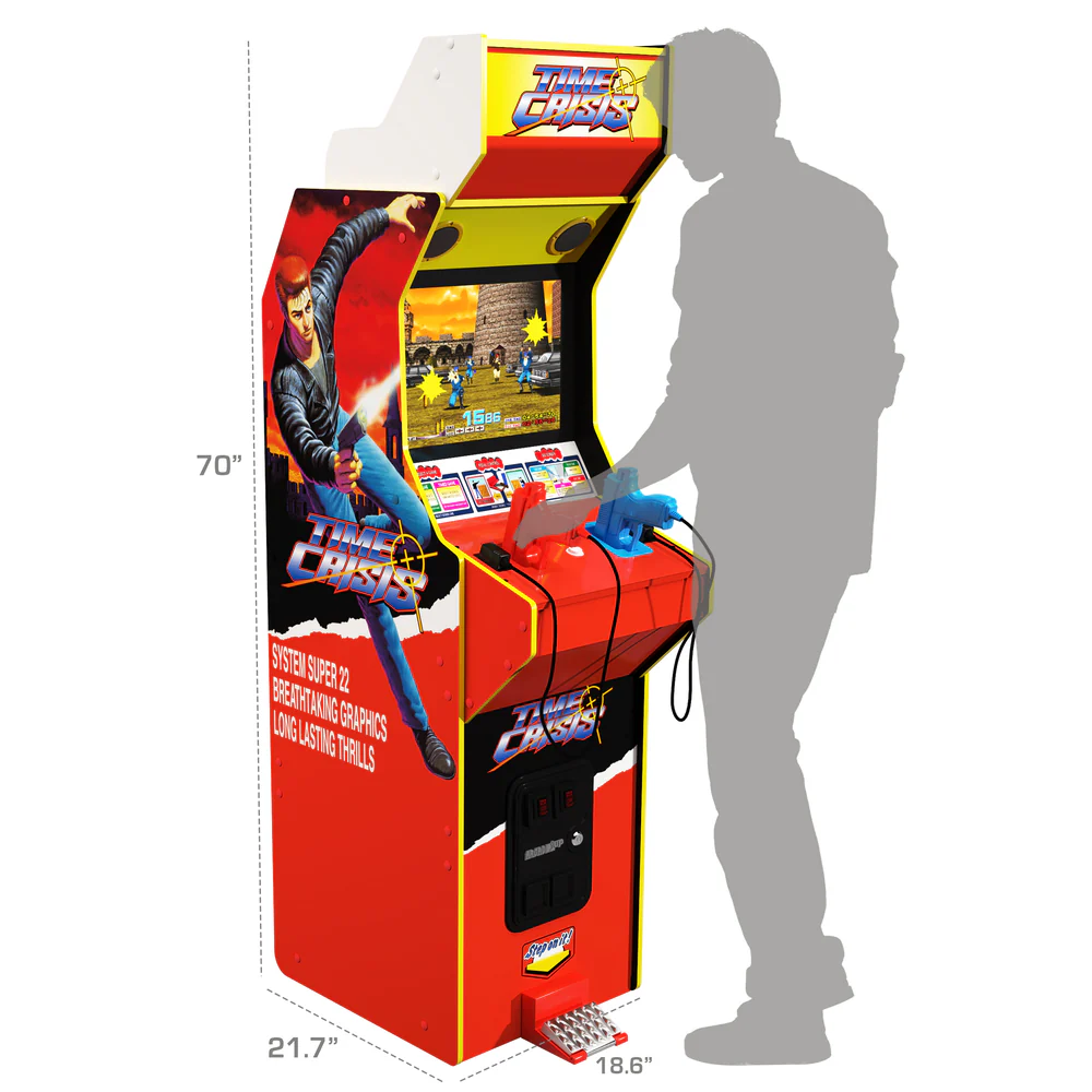 ARCADE1UP TIME CRISIS DELUXE ARCADE MACHINE TMC-A-300111