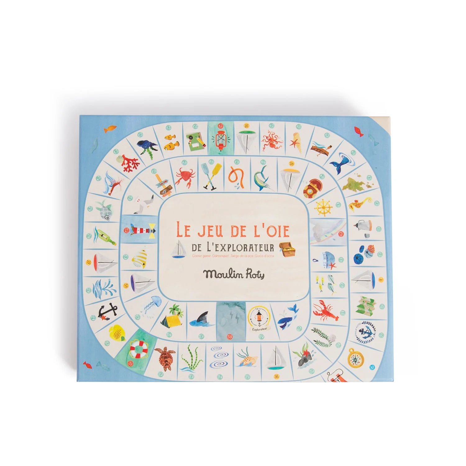 MOULIN ROTY GIOCO DELL'OCA BATTELLI E DADI LEGNO 712416