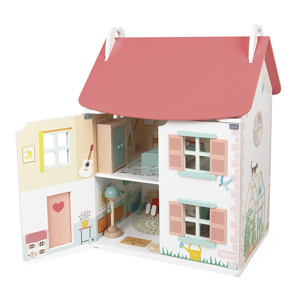 JANOD CASA DELLE BAMBOLE IN LEGNO J06467 JANOD CASA DELLE BAMBOLE IN LEGNO J06467