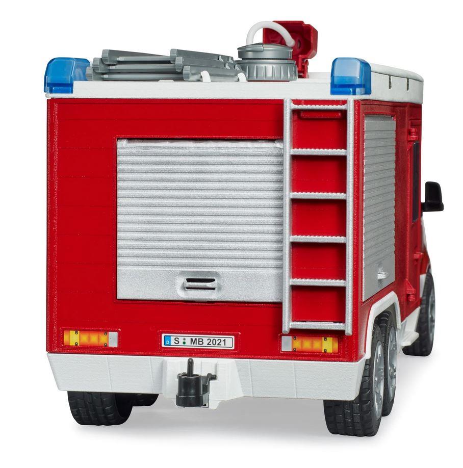 BRUDER MB SPRINTER AUTOPOMPA ANTINCENDIO CON MODULO LUCI E SUONI 02680