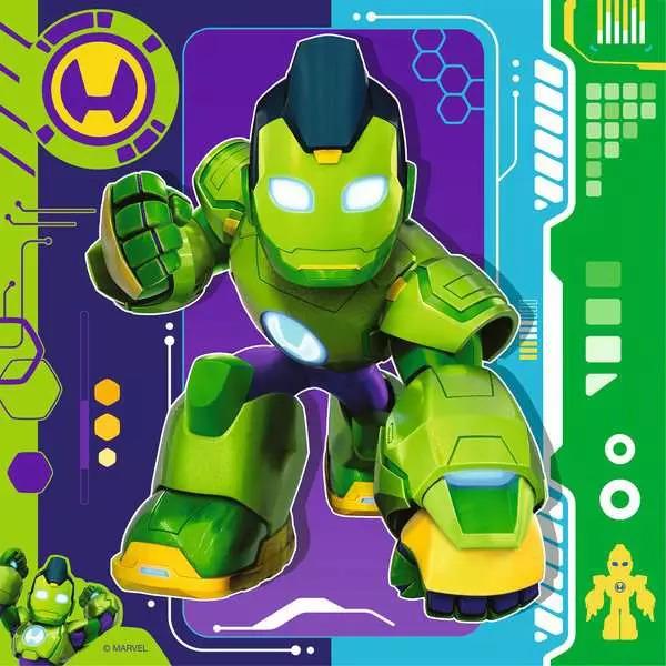 RAVENSBURGER PUZZLE IRON MAN E HIS AWESOME FRIENDS 3X49 PZ 04192