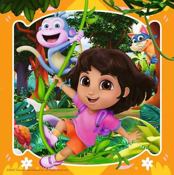 RAVENSBURGER PUZZLE DORA L'ESPLORATRICE 3X49 PZ 04197