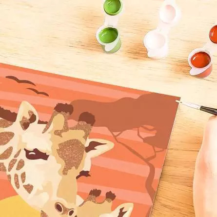 RAVENSBURGER CREART SERIE D - GIRAFFE AL TRAMONTO 23259