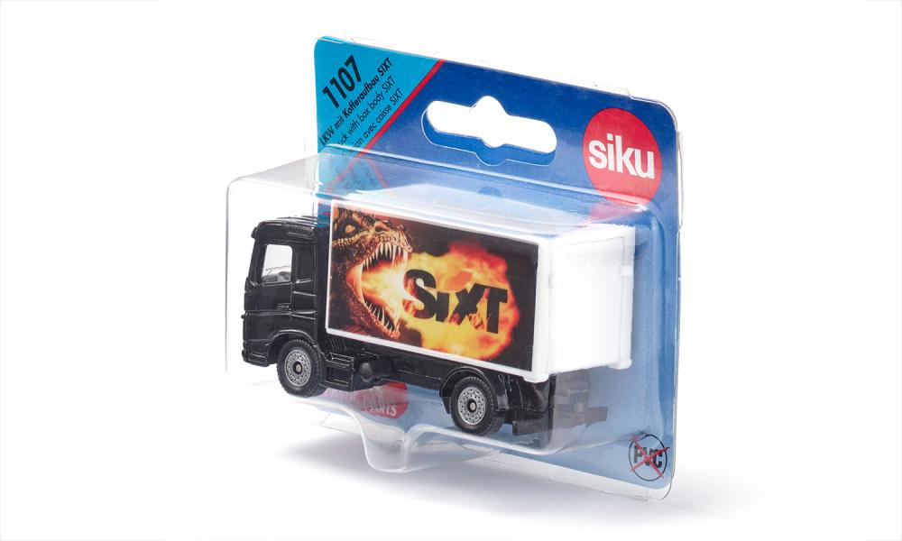 SIKU CAMION CON CASSONE SIXT 1107