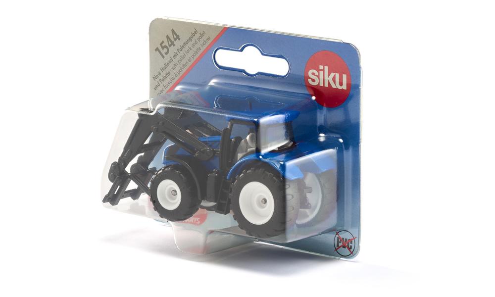 SIKU NEW HOLLAND CON FORCHE E PALLET 1544