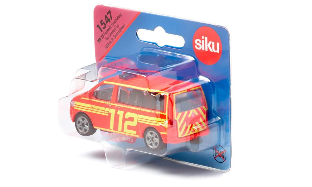 SIKU VW T5 CENTRO DI COMANDO DEI VIGILI DEL FUOCO 1547