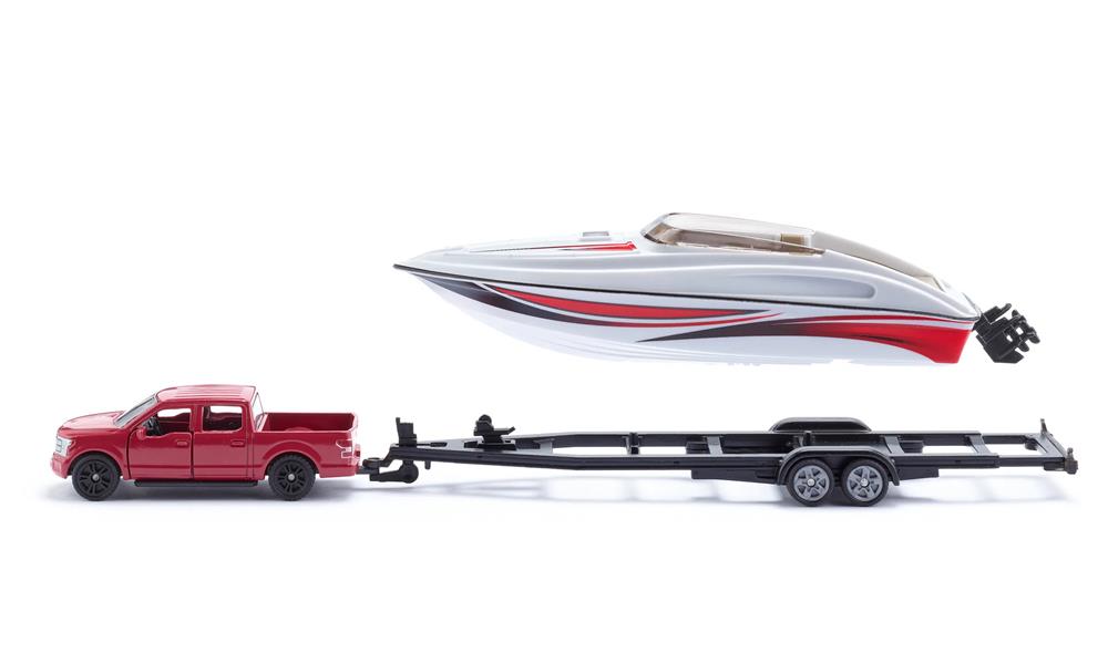 SIKU FORD F150 CON RIMORCHIO E MOTOSCAFO 2568
