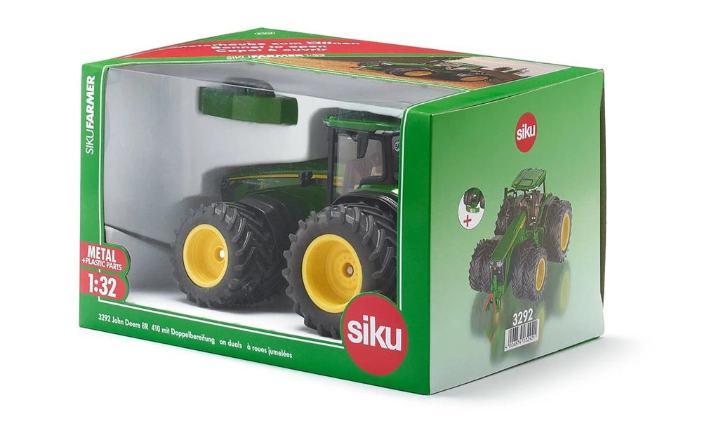 SIKU JOHN DEERE 8R 410 CON DOPPI PMEUMATICI 3292