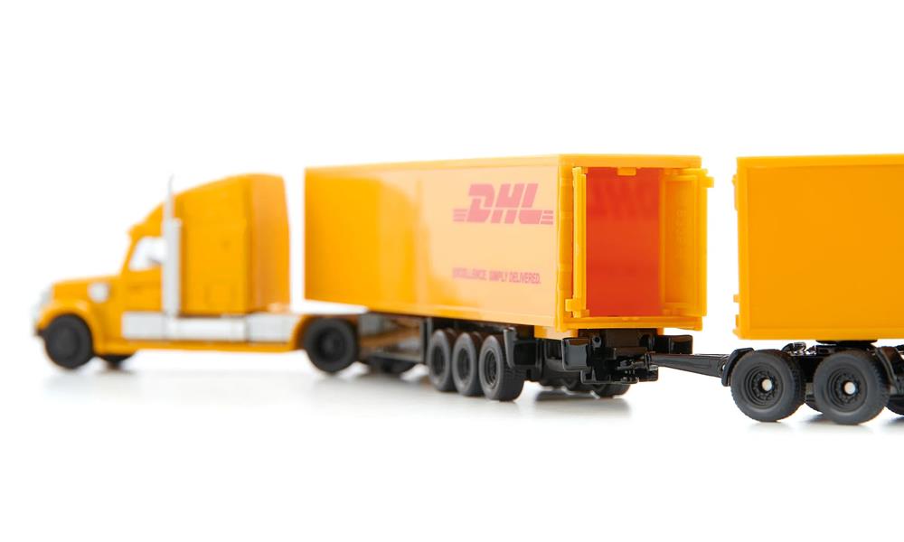 SIKU AUTOTRENO FREIGHTLINER DHL 1806
