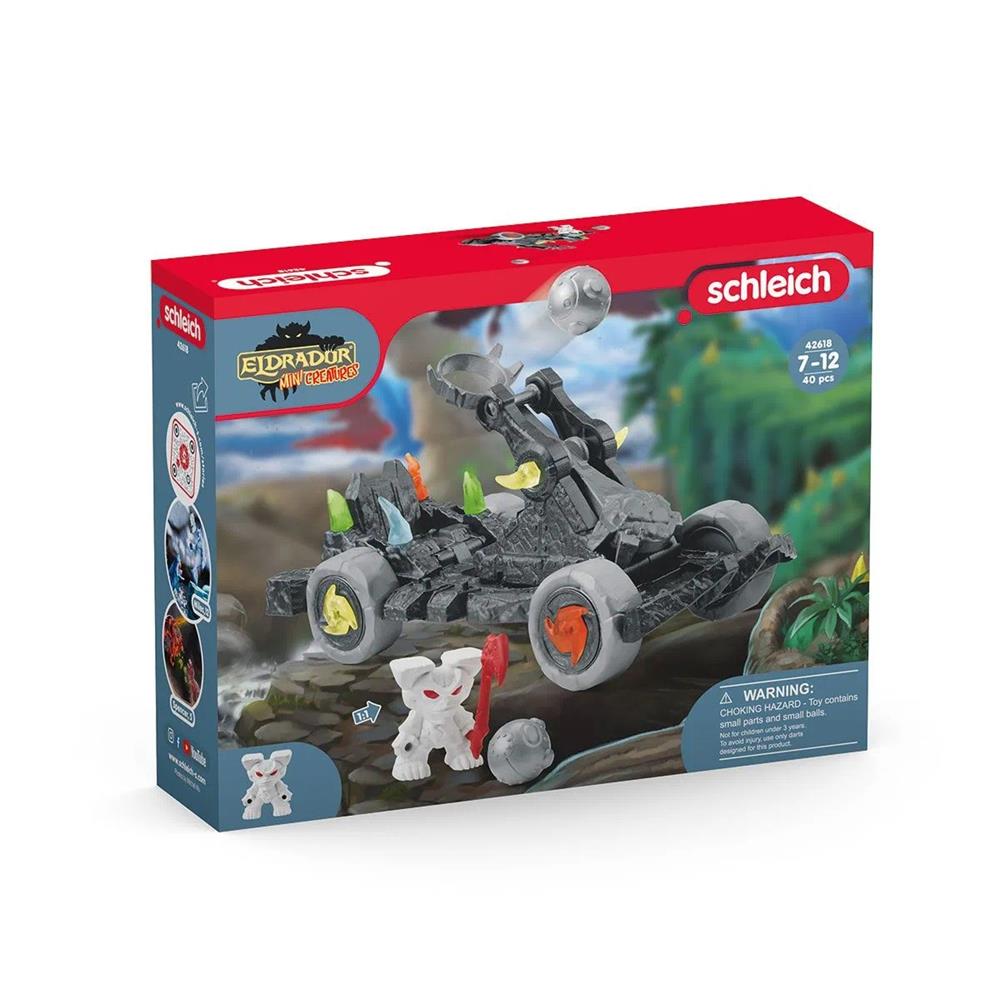 SCHLEICH CATAPULTA CON MINI CREATURE 42618