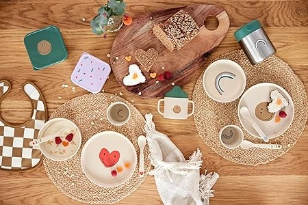 LÄSSIG SIPPY CUP PP/CELLULOSE HAPPY RASCALS HEART LAVENDER