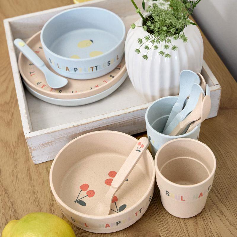 LÄSSIG MUG PP/CELLULOSE HAPPY FRUITS LEMON