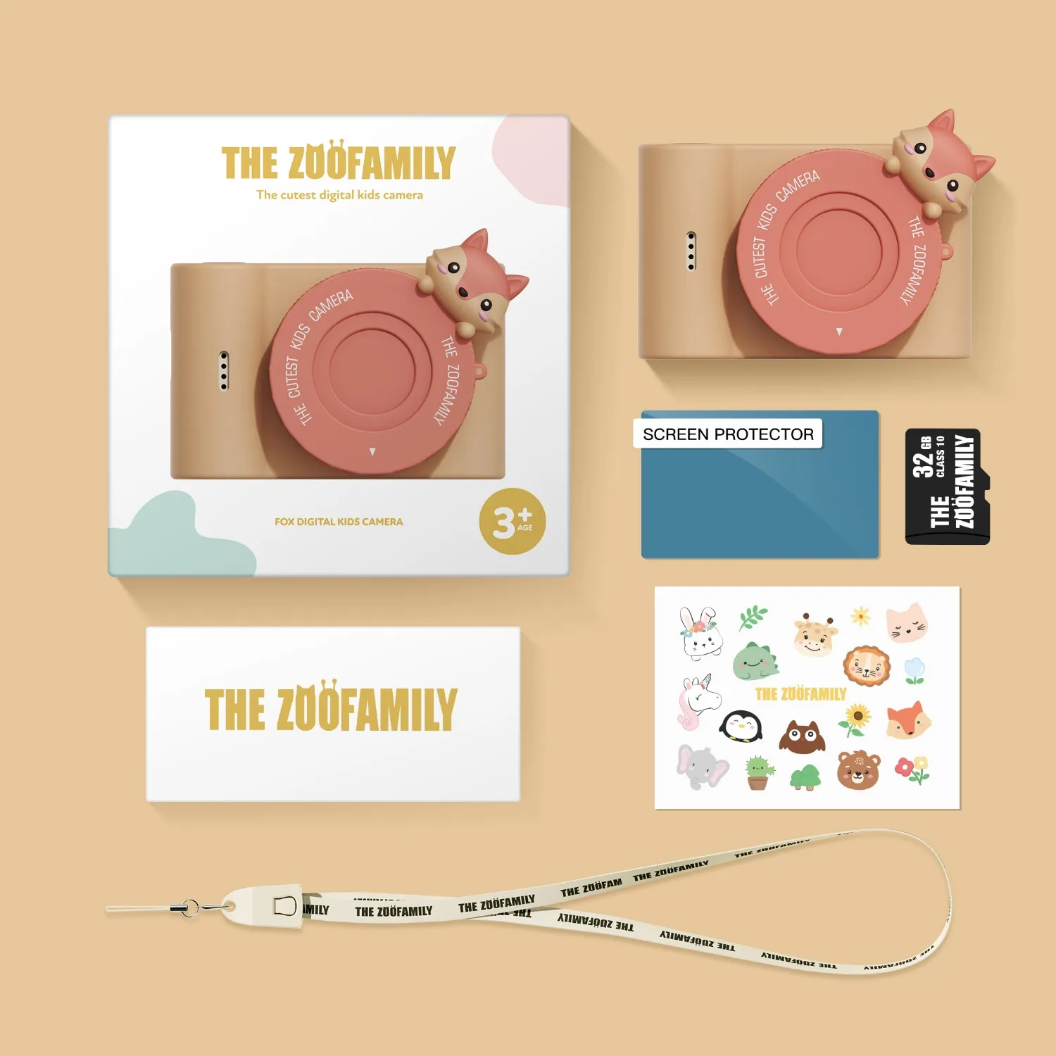 THE ZOOFAMILY URBAN ZOO FOX - FOTOCAMERA PER BAMBINI