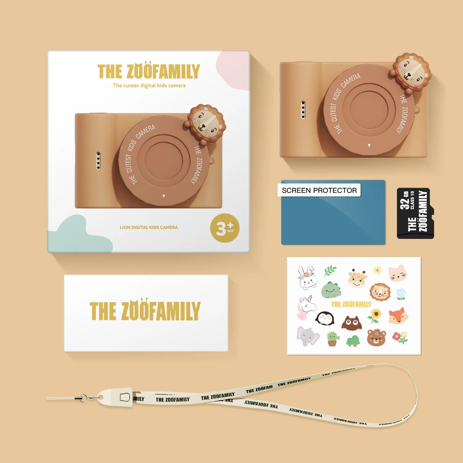 THE ZOOFAMILY URBAN ZOO LION - FOTOCAMERA PER BAMBINI