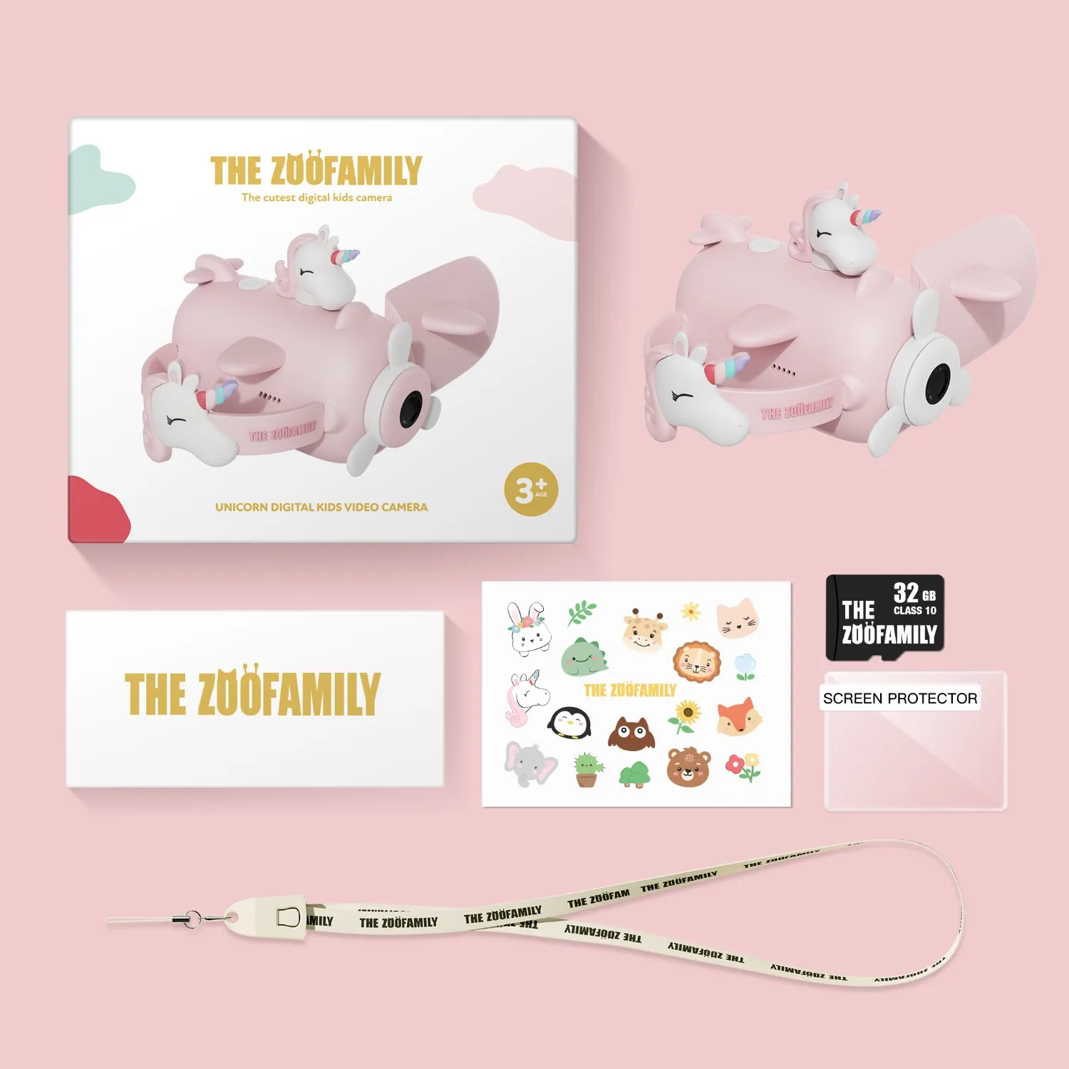 THE ZOOFAMILY ZOO VIDEO UNICORN - VIDEOCAMERA PER BAMBINI