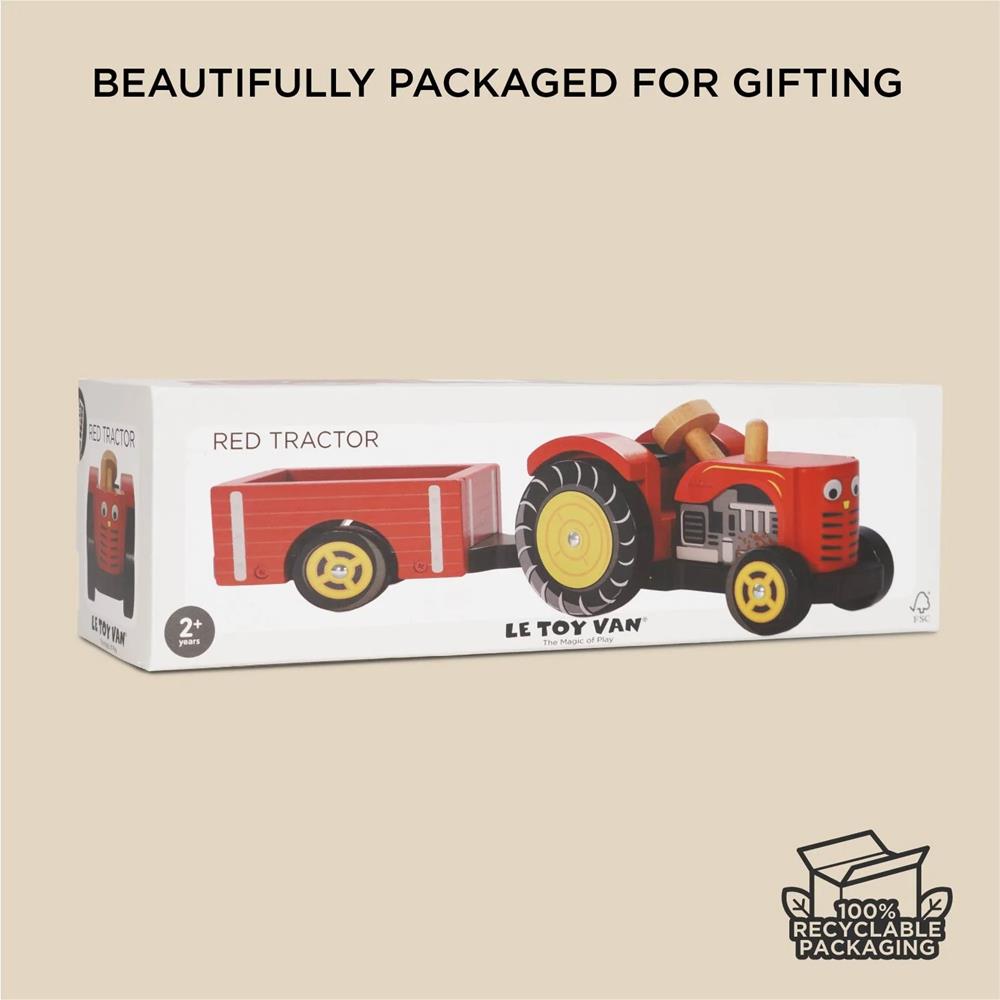 LE TOY VAN TRATTORE ROSSO TV468